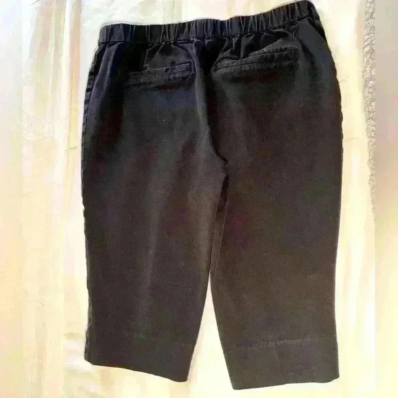 Issac Mizrahi - Stretch petal pushers with pintucks - Picture 1 of 4